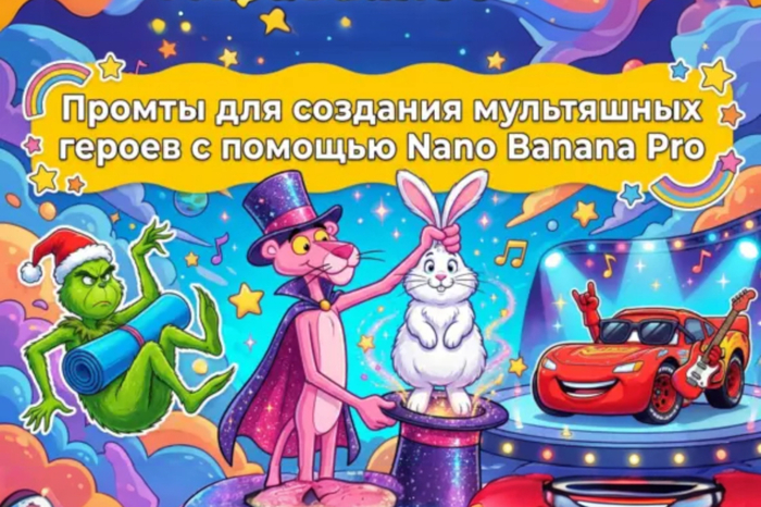 Создание картинок с мультяшками для детей с помощью нейросети Nano Banana Pro: пошаговое руководство