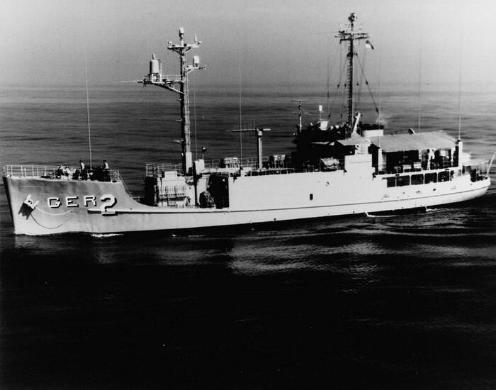 �������-��������� USS Pueblo (AGER-2). ����: ��� ���, Public domain, via Wikimedia Commons