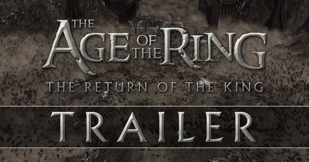 Age of the Ring, Return of the King Campaign - Trailer - Серия Age of The Ring, Bfme 2, Bfme modding, Битва за средиземье, Властелин колец, Видео, YouTube, YouTube (ссылка)