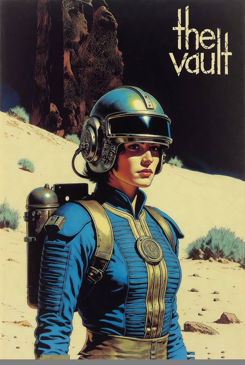 AI arts inspired by Fallout - My, Fallout, Fallout 4, Fallout: New Vegas, Game art, Neural network art, Girls, Computer games, Art, Longpost