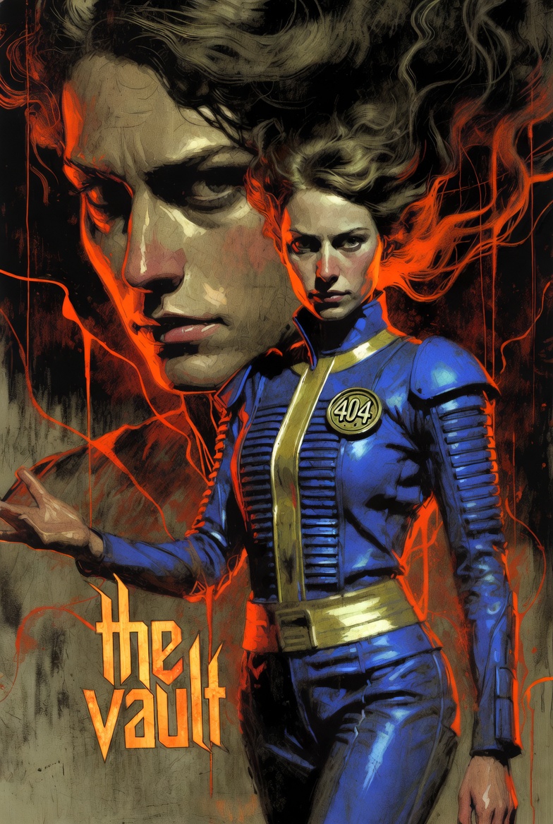 AI arts inspired by Fallout - My, Fallout, Fallout 4, Fallout: New Vegas, Game art, Neural network art, Girls, Computer games, Art, Longpost