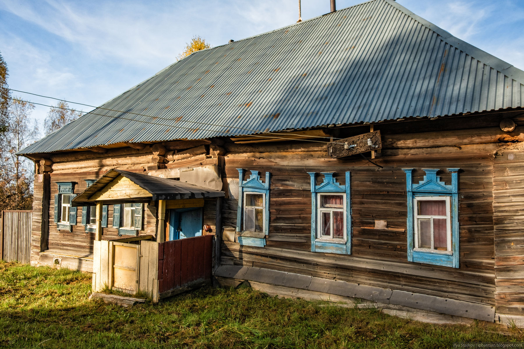 Тихая деревня на дороге Ковернино - Семёнов - Серия Деревни, Моё, Нижегородская область, Деревня, Провинция, Фотография, Длиннопост