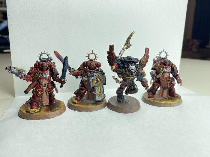 Bladeguard Veteran. Chaplain With Jump Pack