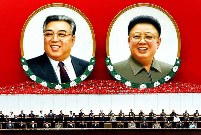 Ким Ир Сен и Ким Чен Ир