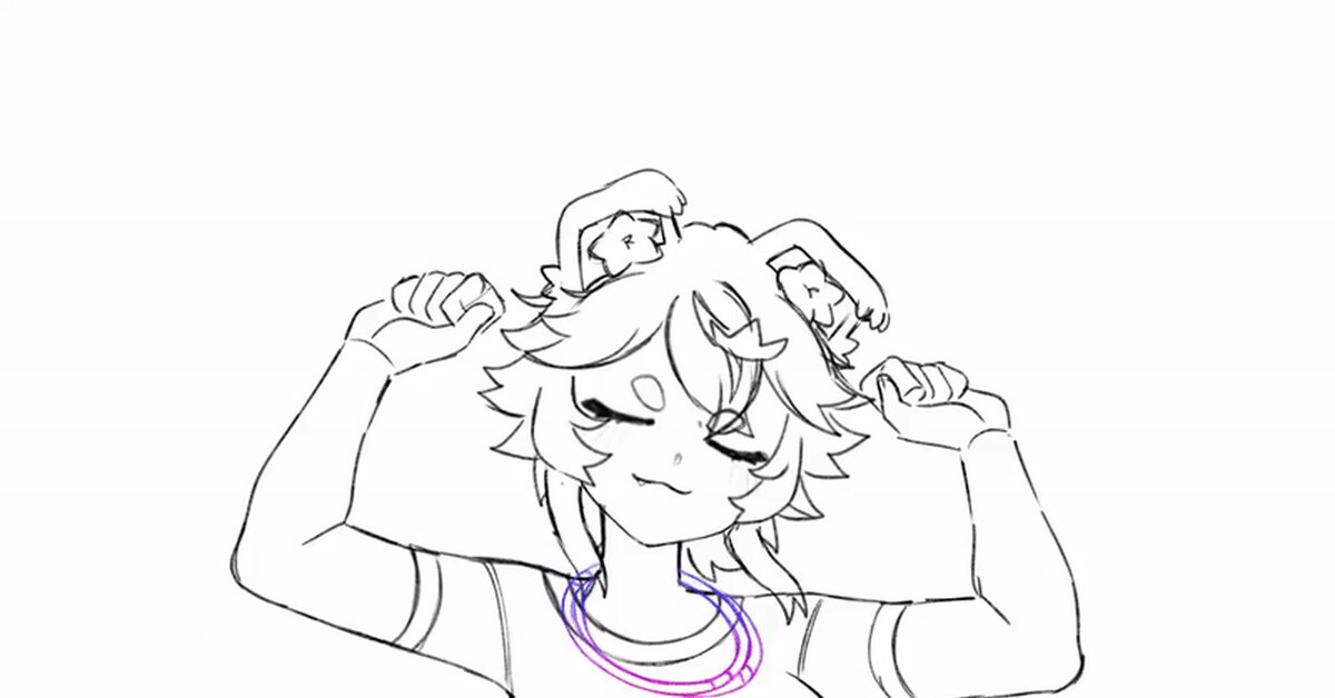 Всем пятница! - Серия Monstergirl, Аниме, Anime Art, Animal Ears, Monster Girl, Гифка