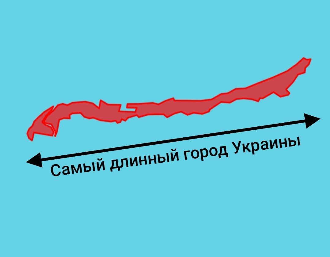 Самый длинный город Украины. Интересная географическая загадка - Серия Познавательное, Моё, География, Прошлое, Страны, Факты, Хочу все знать, Россия, Украина, Познавательно, Европа, Сочи, США, Кривой Рог, Длиннопост, Вокруг света