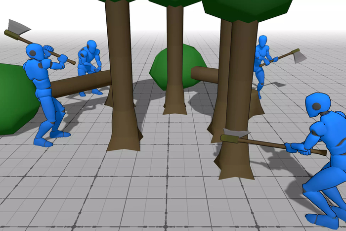 ������� �������� Human Crafting Animations ��  asset store unity