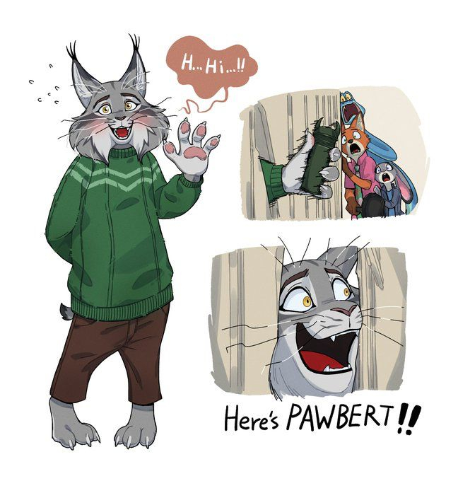 Here's Pawbert!/ � ��� � ������!