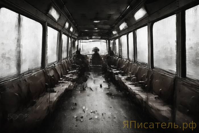 Пассажир с пустым лицом