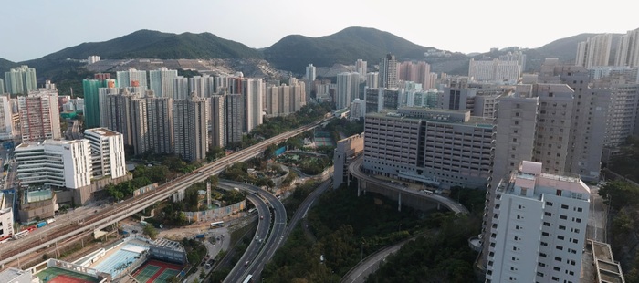 Один из спальных районов 