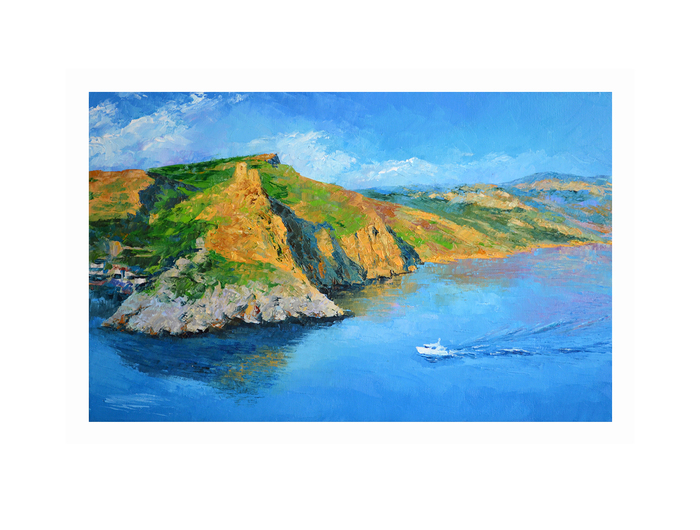 Балаклава, вход в бухту, 55х35 , 2014