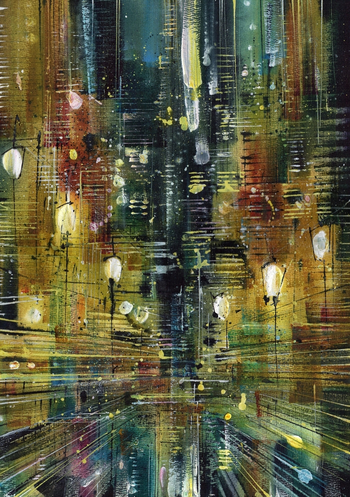 Акварель, бумага (300 гр. 100% хлопок)