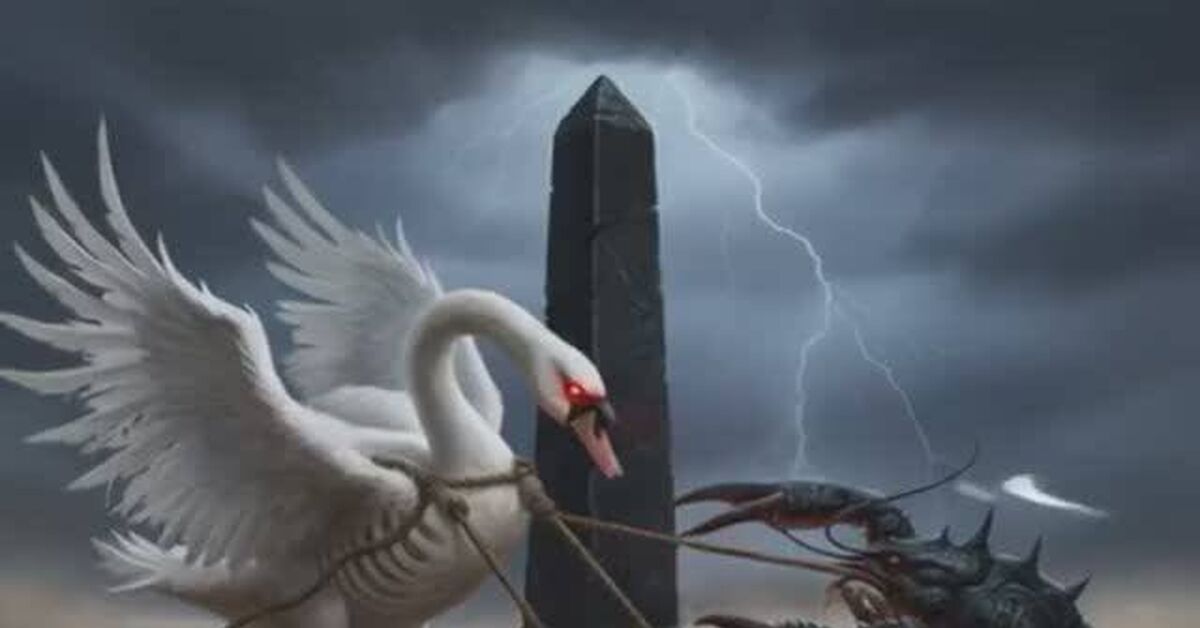 Swan, crayfish, and pike. (Thundercloud) - The culture, Literature, Rutube, Swans, Cancer and oncology, Pike, Swan crayfish and pike, Krylov's fables, Negative, Video