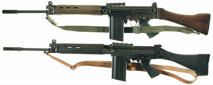 ������ ����������� FN FAL, ����� L1A1 . �������� ���������� ��������� ���������� ������ � ���������, � ����� ������� � � ���������� ������ �������, ����� � �������� �� ������� ��������������, ������������� ��������������.