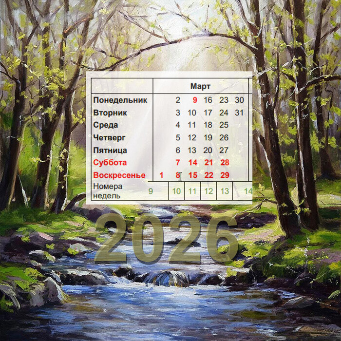 ���������������� ��������� �� ���� 2026 ����