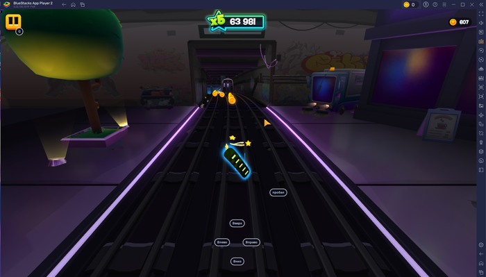 Баг в Subway Surfers City - игровой персонаж стал невидимым.