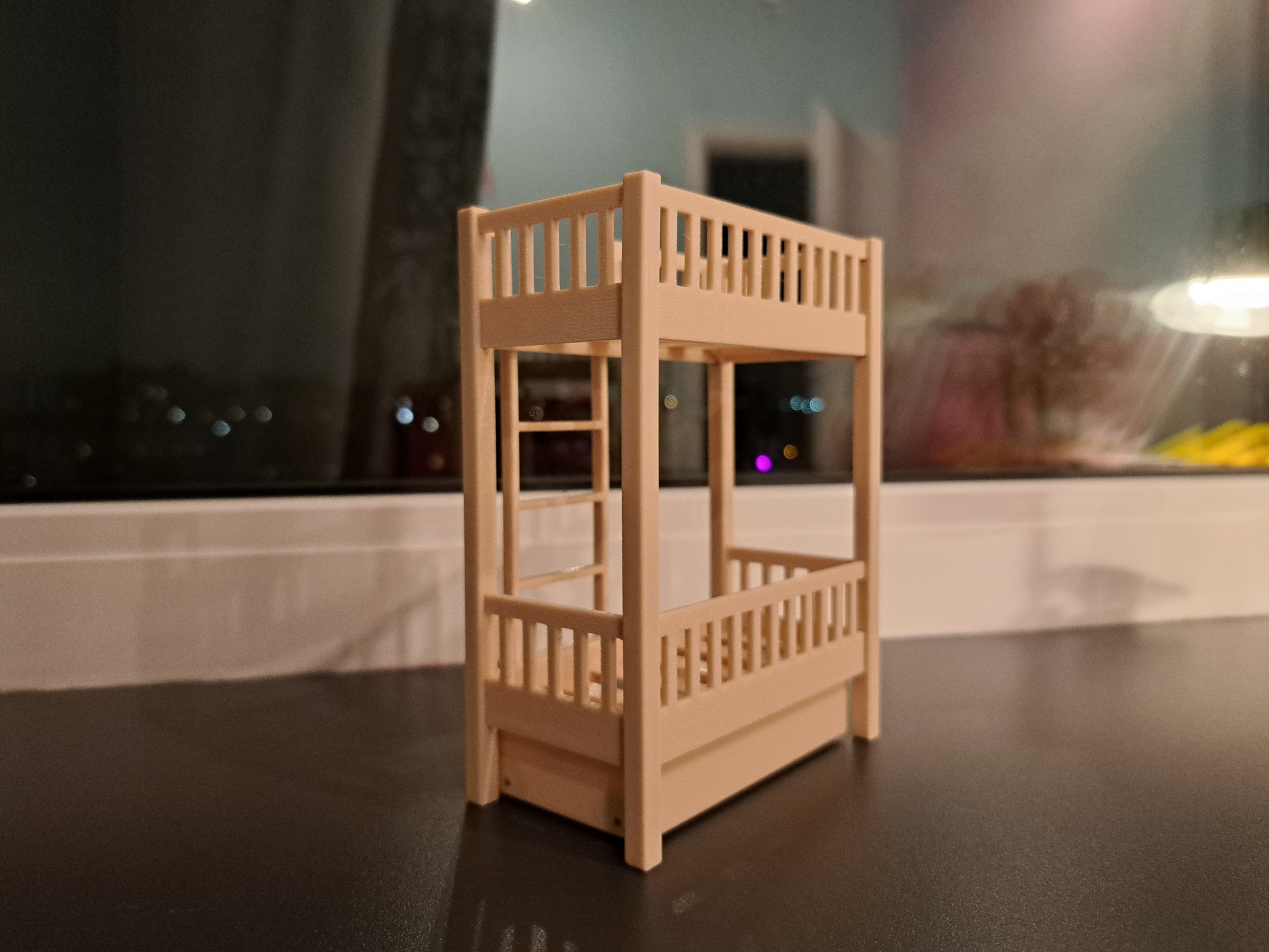 Where will the dolls sleep? Dollhouse furniture and 3D printing - My, 3D печать, 3D modeling, Furniture, Hobby, Doll, Miniature, Toys, Longpost