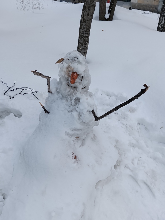 Реставрация моего снеговичка