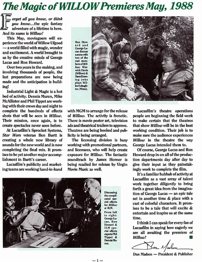 ��������� ������ Star Wars The Lucasfilm Fan Club Magazine 003 (1988). ����� ������ӻ � �������� � ��� 1988 ����