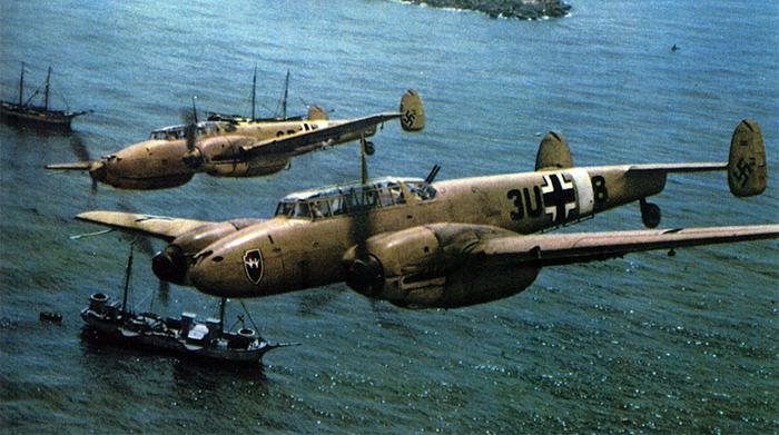  ������� ����������� Bf-110 � ������