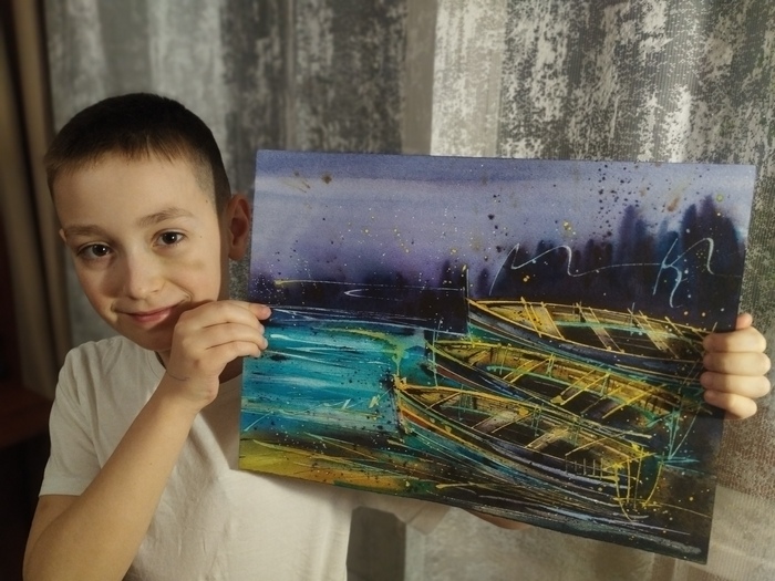 Акварель, бумага 28/38 см.