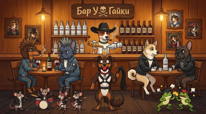 Бар "У Гайки". Рок вечеринка