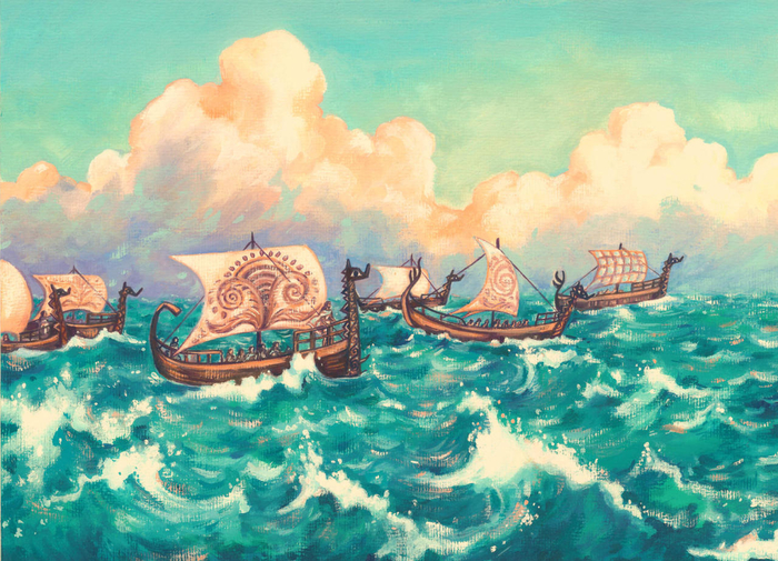 Илиада, корабли греков