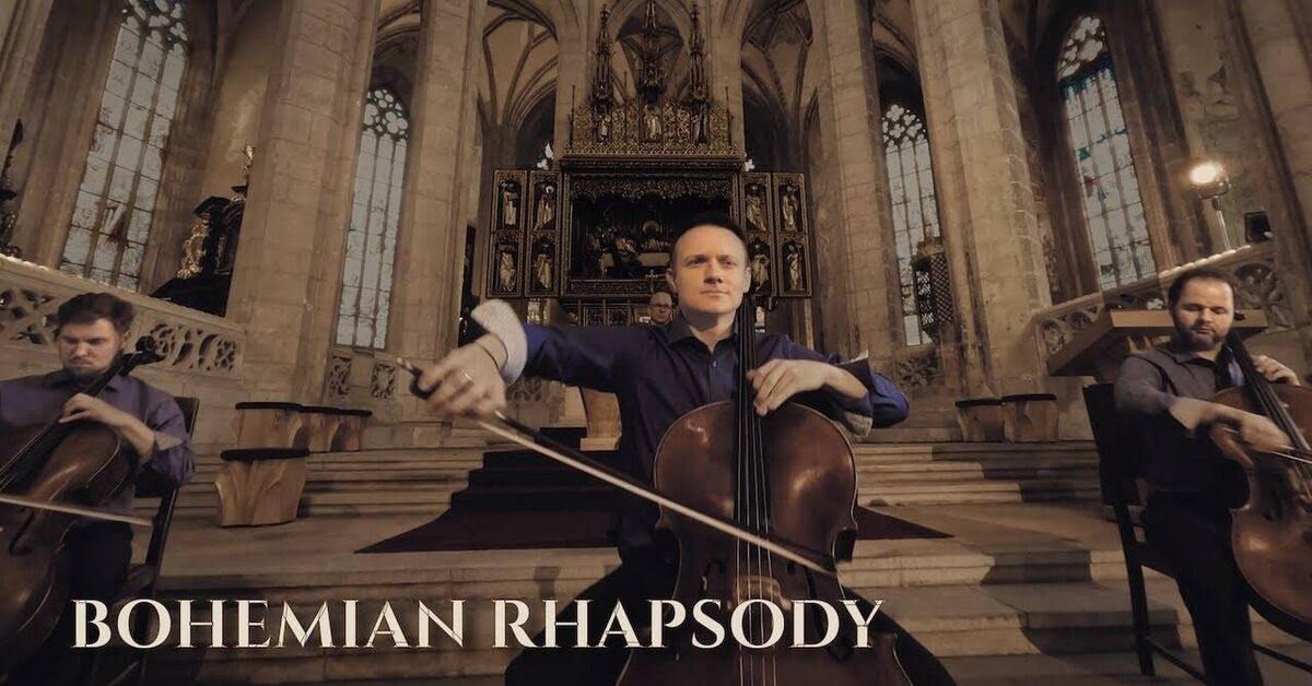 Prague Cello Quartet - Bohemian Rhapsody (Queen cover) - Серия Каверновинки 2, Кавер, Музыка, String cover, Cello, Queen, Богемская рапсодия, Видео, Видео вк, YouTube, Длиннопост