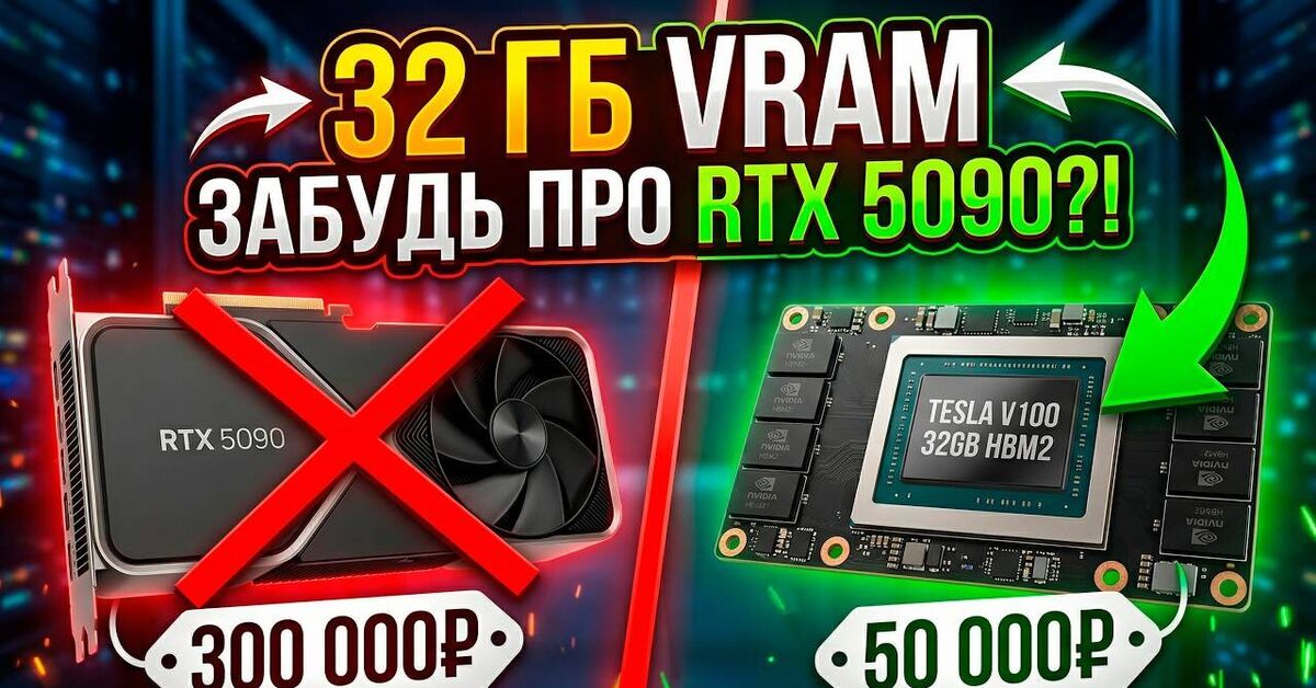 What can the Tesla V100 32GB server GAMING do? - Computer hardware, Video card, Tesla, Computer, Gaming PC, Bomb, Neural Networks, Games, Assembling your computer, Video, Youtube, YouTube (link)