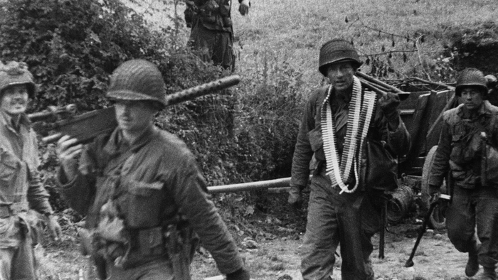 Опытные американские солдаты в Арденнах