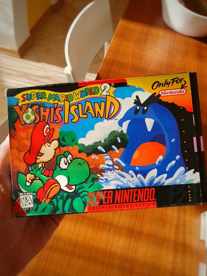Super Mario World 2: Yoshi’s Island оригинальный картридж Super Nintendo (USA)