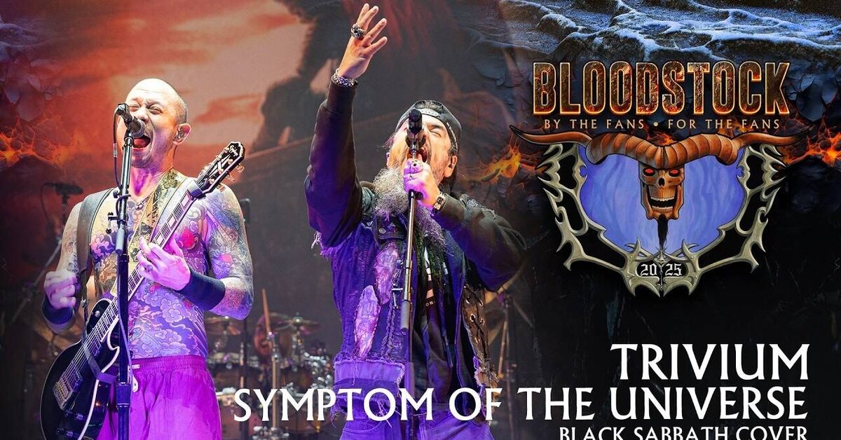 Trivium ft. Robb Flynn - Symptom of the Universe (Black Sabbath cover) - Heavy metal, Metal, Hard rock, Youtube, Thrash metal, Trivium, Machine head, Video VK, The festival, Rock festival, Bloodstock, Live, Black sabbath, Video