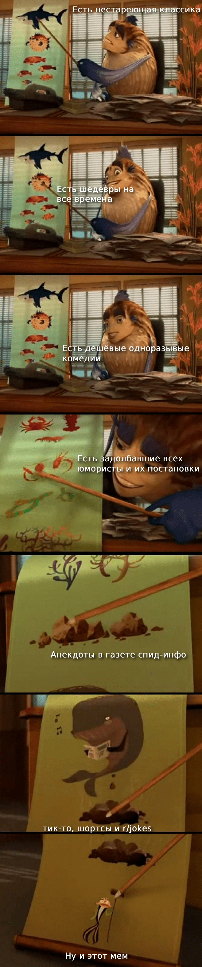 Уровни комедии