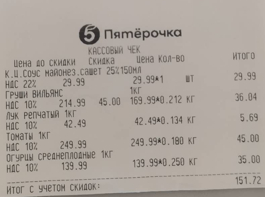 Очередной день эксперимента с выживанием на 100 рублей (на еду в день). День №33