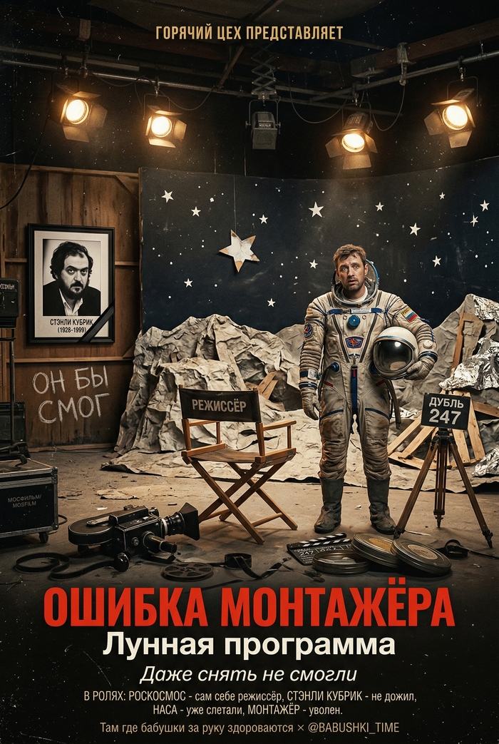 Наши тоже высадились на Луне, но в продакшене что-то пошло не так
