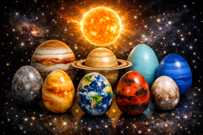 Пасха, космос и инопланетные яйца