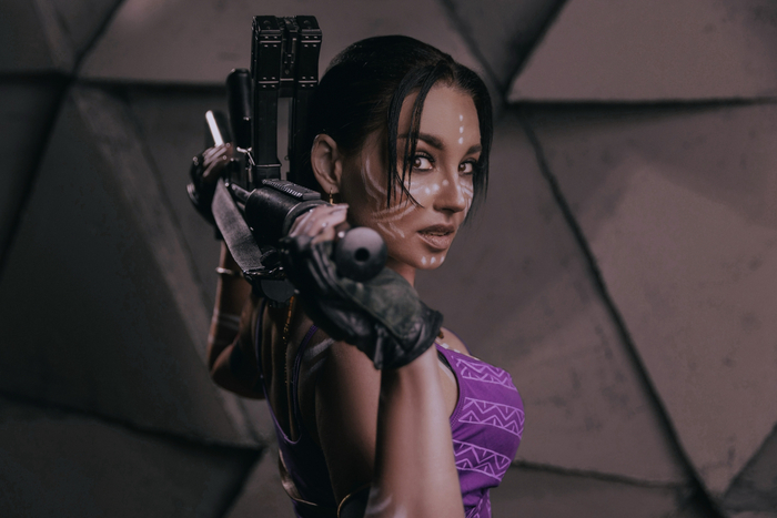 Шева Аломар из Resident Evil V. Косплей