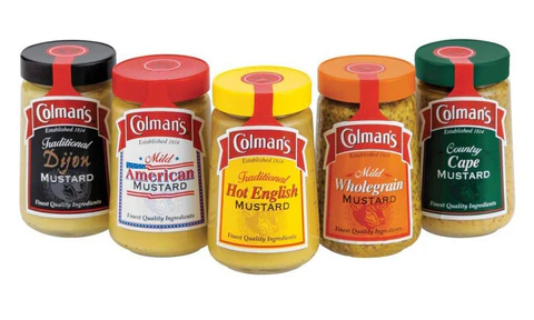 ��, Colman's Mustard � ��� ���. �� ����� ����� �������, ������� ����� �� ������ ���������� �����.