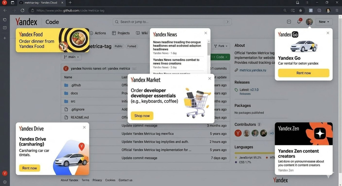 ������ ���������� ������ GitHub