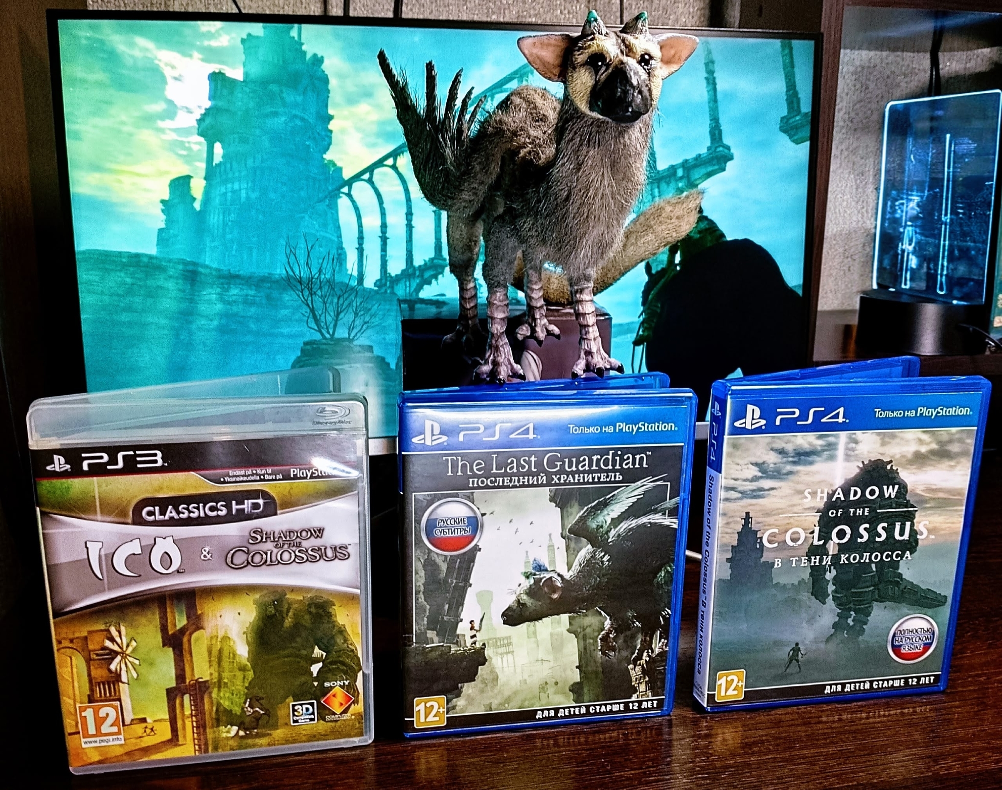Fumito Ueda's Sadness Set! - Collecting, Computer games, Collector, Video game, Nostalgia, Collection, Playstation, Figurines, Collectible figurines, Consoles, Game console, Playstation 3, Playstation 4, Shadow of the colossus, The Last Guardian, VKontakte (link)