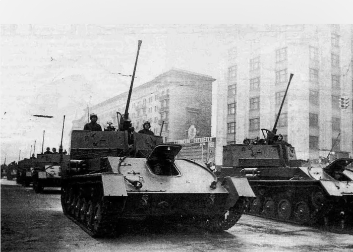 Парадная колонна ЗСУ-37