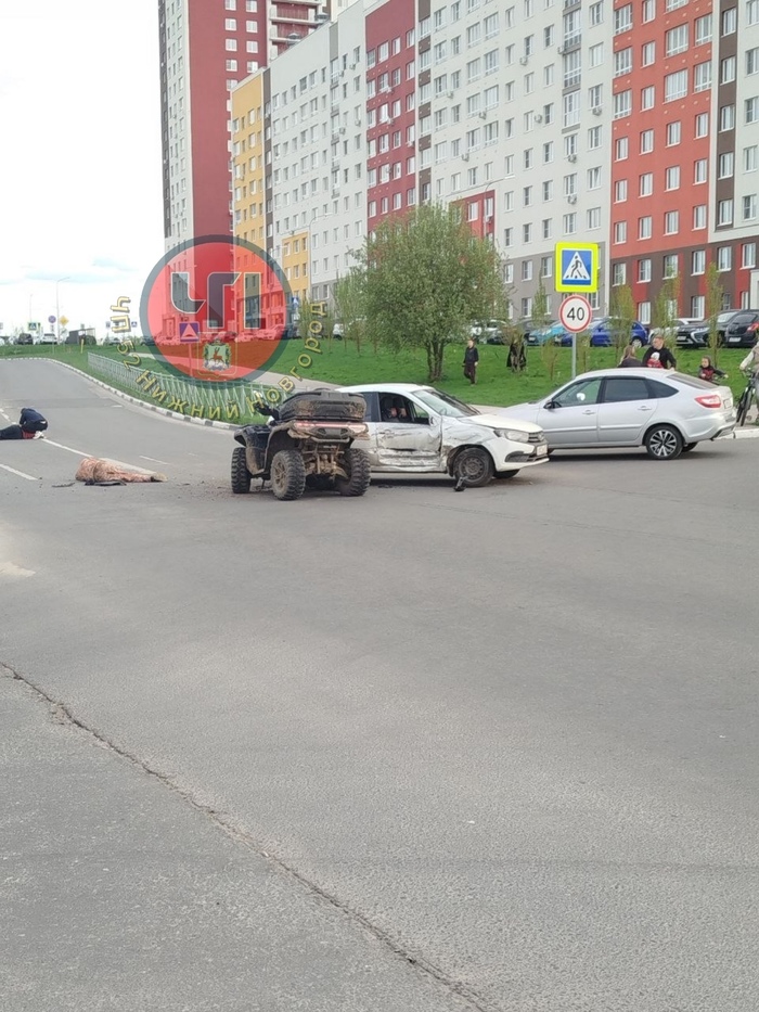 Не заметил квадроцикл
