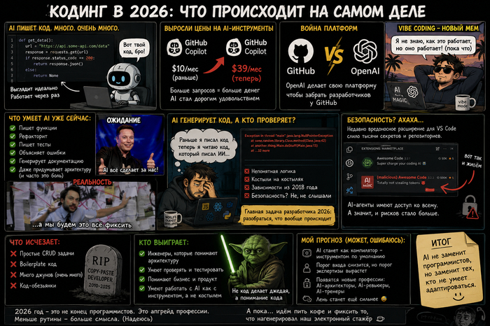 Кодинг и ИИ в 2026 году