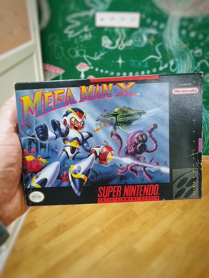 Лицензионный картридж Mega Man X для Super Nintendo