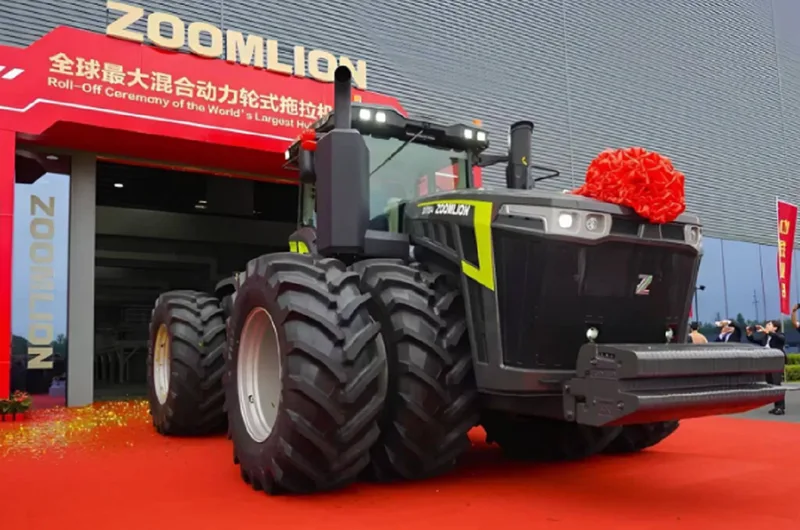 The Zoomlion 9D700, a hybrid tractor with 700+ hp, debuts in Russia! - My, Agroscout360, Agronews360, Tractor, Technologies, China, Agricultural machinery, Сельское хозяйство, Longpost
