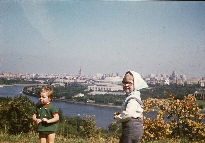 Вячеслав Бычков, сентябрь — октябрь 1977 года, г. Москва, Ленинские горы, из архива Дениса Бычкова.