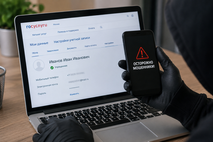 Мошенники получили доступ к Госуслугам: 5 скрытых угроз, о которых большинство граждан узнаёт слишком поздно