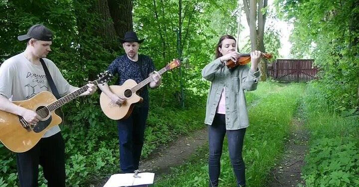 Have you ever heard a live violin under a 100-year-old tree? How about some shamanic country music? - My, Music, Folk-Rock, Violin, Live performance, Saint Petersburg, Pargolovo, Russian rock music, Video, Video VK, Longpost