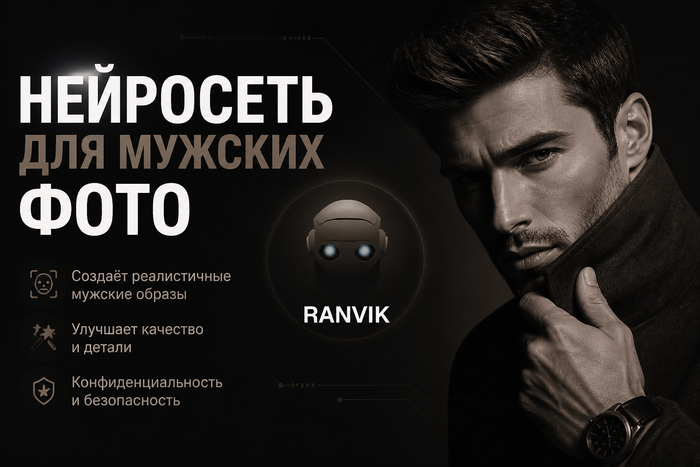 Нейросеть для мужских фото и идей фотосессии: Как создавать мужские портреты, fashion‑снимки и фотосессии в любом стиле с помощью ИИ