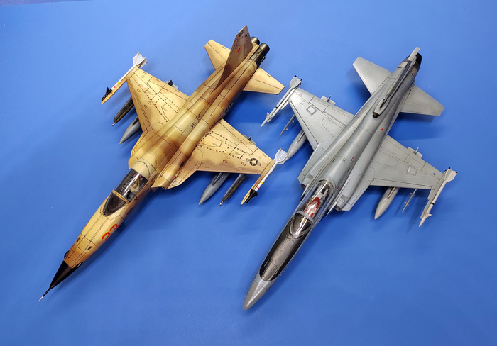 F-20 Tigershark и F-5E Tiger II.